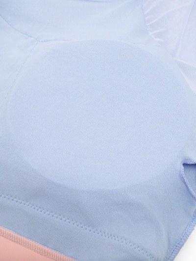 Купальник женский раздельный MINAKU с закрытыми плечами, цвет голубой, размер 44