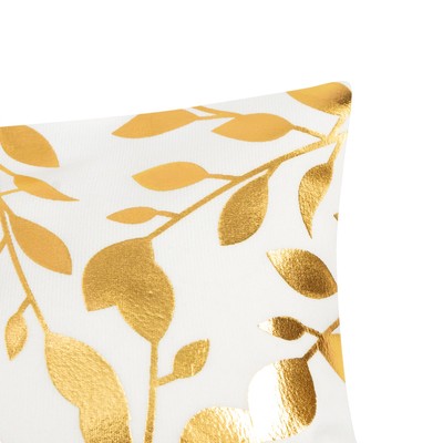 Наволочка декоративная Этель «Листья» 40х40 см, 100% п/э