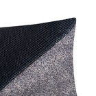 Наволочка декоративная Этель Геометрия цвет серый/черный 45 х 45 см, 100% п/э - Фото 2