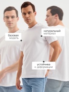 Футболка мужская Collorista, размер 54-56, белая - Фото 2