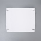 Коробка для торта, кондитерская упаковка «С днём рождения», 24 х 24 х 12 см - фото 21880415