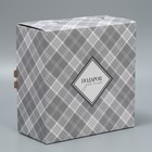 Коробка под торт, кондитерская упаковка «Подарок», 24 х 24 х 12 см - Фото 2