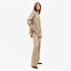 Костюм женский (рубашка, брюки) MINAKU: Casual collection цвет бежевый, размер 52 - Фото 3