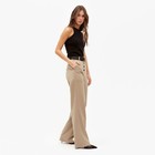 Костюм женский (рубашка, брюки) MINAKU: Casual collection цвет бежевый, размер 52 - Фото 7