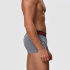 Трусы боксеры мужские, цвет серый МИКС, размер 56 - фото 53376426