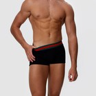 Трусы боксеры мужские, цвет чёрный МИКС, размер 56 - фото 50968971