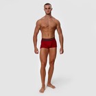 Трусы боксеры мужские, цвет красный МИКС, размер 54 - фото 49834800