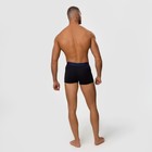 Трусы боксеры мужские, цвет чёрный МИКС, размер 52 - фото 49191084