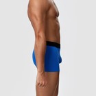 Трусы боксеры мужские, цвет голубой МИКС, размер 54 - фото 53701658