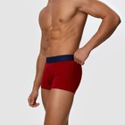 Трусы боксеры мужские, цвет красный МИКС, размер 56 9177550