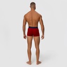 Трусы боксеры мужские, цвет красный МИКС, размер 56 9177550