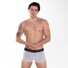 Трусы боксеры мужские, цвет светло-серый МИКС, размер 52 - фото 24617031