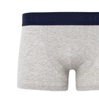 Трусы боксеры мужские, цвет светло-серый МИКС, размер 52 - фото 24617034