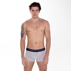 Трусы боксеры мужские, цвет светло-серый МИКС, размер 56 - фото 809224073