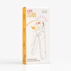 Умный когтерез для животных, с пилкой, LED фонарём и контейнером для когтей, на батарейках - фото 53821207