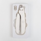 Умный когтерез для животных, с пилкой, LED фонарём и контейнером для когтей, на батарейках - фото 53821206