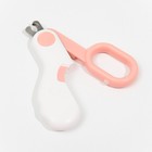 Когтерез - ножницы для животных с LED фонарём, розовый - Фото 4