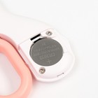Когтерез - ножницы для животных с LED фонарём, розовый - фото 6737493