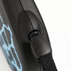 Рулетка Flexi Safari M, 5 м, трос, до 20 кг, голубой жираф (blue Giraffe) 9231717