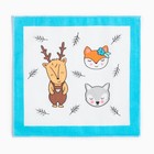 Платки носовые детские «Крошка Я. Зверята», 21×21 см, набор 12 шт., хлопок 100%, МИКС - Фото 11
