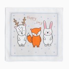 Платки носовые детские «Крошка Я. Зверята», 21×21 см, набор 12 шт., хлопок 100%, МИКС - Фото 6