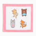 Платки носовые детские «Крошка Я. Зверята», 21×21 см, набор 12 шт., хлопок 100%, МИКС - Фото 7