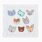 Платки носовые детские «Крошка Я. Зверята», 21×21 см, набор 12 шт., хлопок 100%, МИКС - Фото 10
