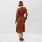Платье женское MINAKU: Silk pleasure цвет оранжевый, размер 42 - Фото 4