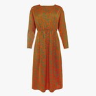 Платье женское MINAKU: Silk pleasure цвет оранжевый, размер 42 - Фото 5