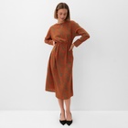Платье женское MINAKU: Silk pleasure цвет оранжевый, размер 48 - Фото 2