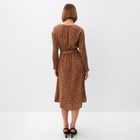 Платье женское MINAKU: Silk pleasure цвет шоколадный, р-р 42 - Фото 4