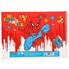 Альбом для рисования А4, 24 листа 100 г/м², на гребне, Человек-паук - фото 9734391