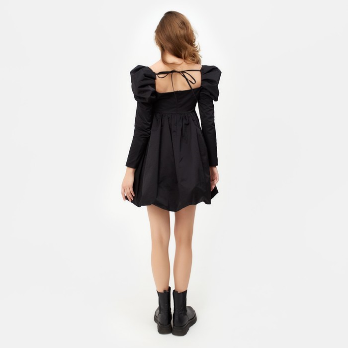 Платье женское баллон MINAKU: PartyDress цвет чёрный, размер 42-44 - фото 1886965296