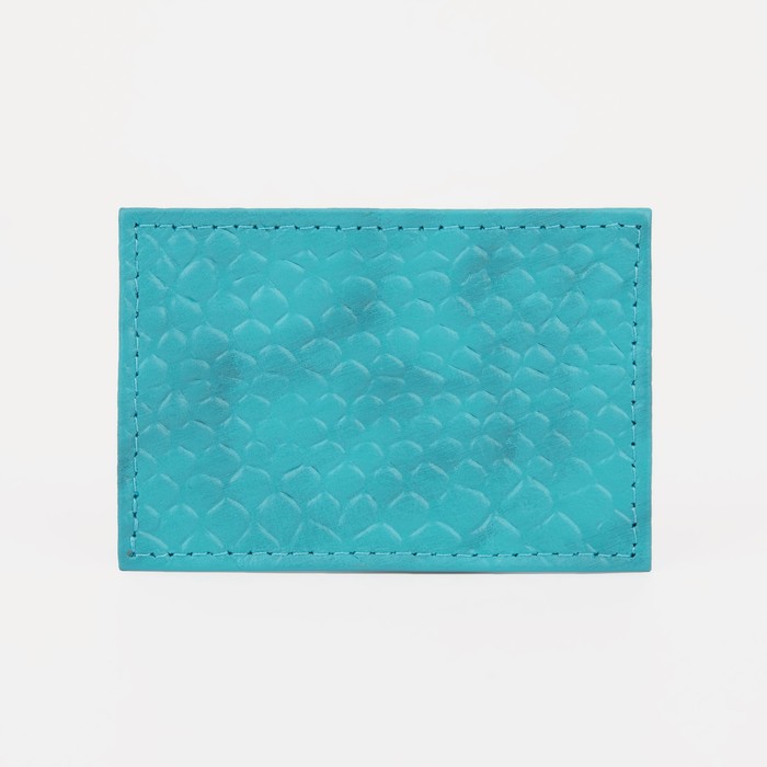 Картхолдер, цвет бирюзовый - Фото 1