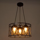 Люстра 2621/3 E27 40 Вт черный 40×40×22-122 см BayerLux - фото 35375003