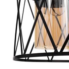 Люстра 2621/3 E27 40 Вт черный 40×40×22-122 см BayerLux - фото 35375004