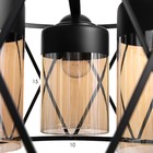 Люстра 2621/3 E27 40 Вт черный 40×40×22-122 см BayerLux - фото 35375006