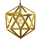 Светильник 2623/1 E27 40Вт золото 35x35x35-135 см - фото 21881535