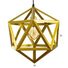 Светильник 2623/1 E27 40Вт золото 35x35x35-135 см - фото 21881540