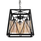 Светильник BayerLux 2624/3 E27 40 Вт черный 37×37×37-137 см - фото 24244133