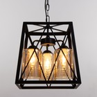 Светильник BayerLux 2624/3 E27 40 Вт черный 37×37×37-137 см - фото 24244134