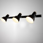 Спот "Бейкер" 3хЕ27 40Вт черный 100х17х12 см - фото 21881612