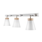 Спот "Риген" 3хЕ27 40Вт белый 100х17х12 см - фото 23334667