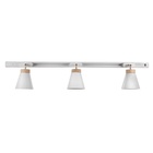 Спот "Риген" 3хЕ27 40Вт белый 100х17х12 см - фото 23334669