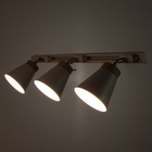 Спот "Риген" 3хЕ27 40Вт белый 100х17х12 см - фото 23334666