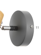 Бра «Ресто» Е27 40 Вт серый 18×11×17.5 см - Фото 7