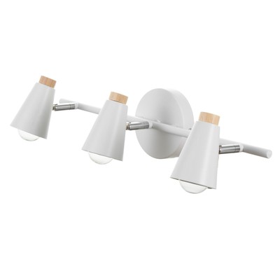 Спот "Конус" 3х40Вт Е27 белый 50х17х17 см