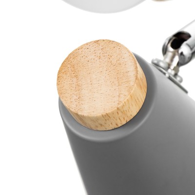 Спот «Конус» 2×40 Вт Е27 серый 30×12×16 см