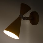 Бра «Камертаб», Е27, 40 Вт, жёлтое, 15×12×24 см - Фото 3