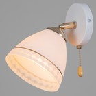 Бра 2729/1 E27 40Вт бело-золотой - фото 23334771